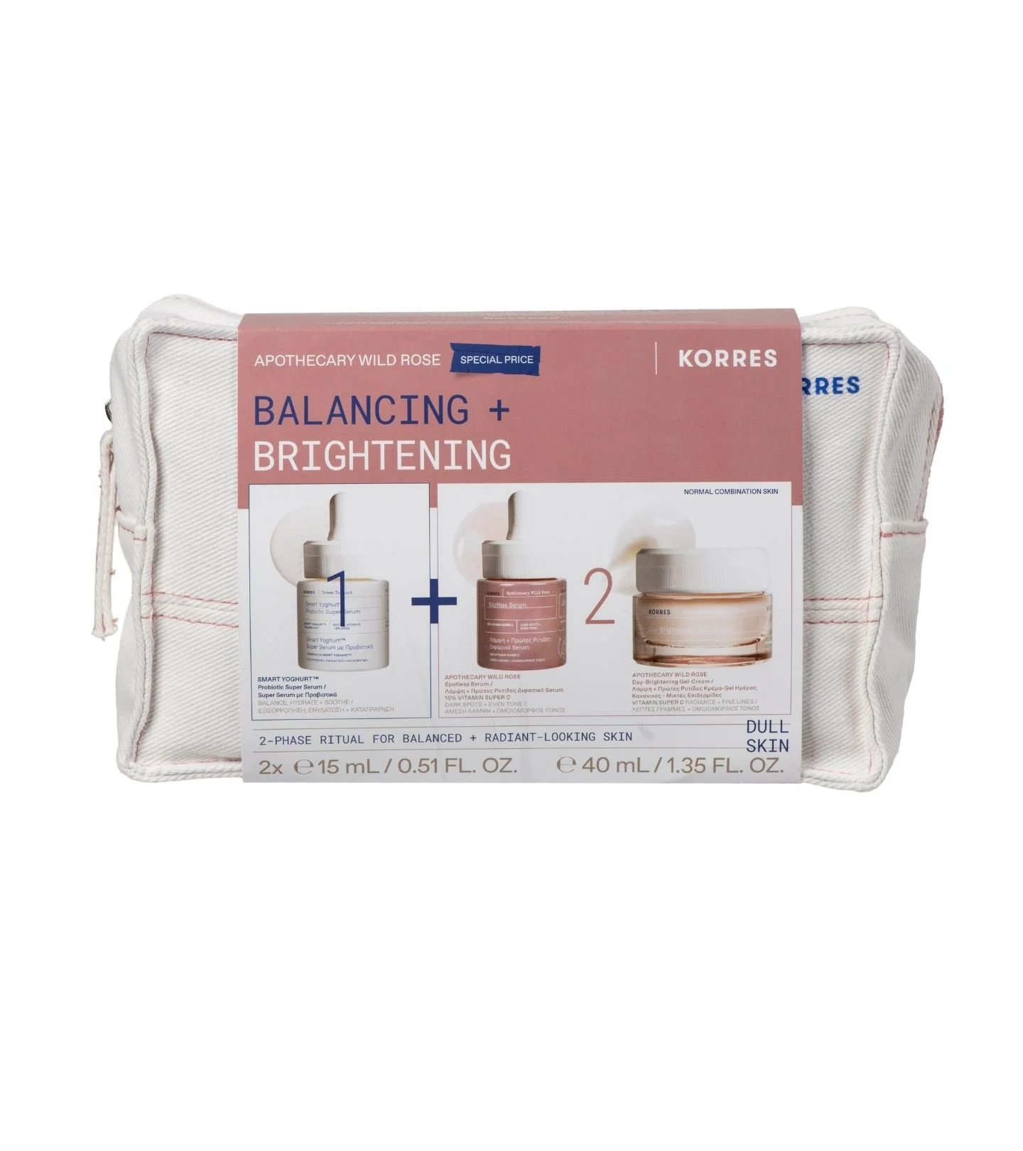 APOTHECARY WILD ROSE Trio Set - für strahlende Haut