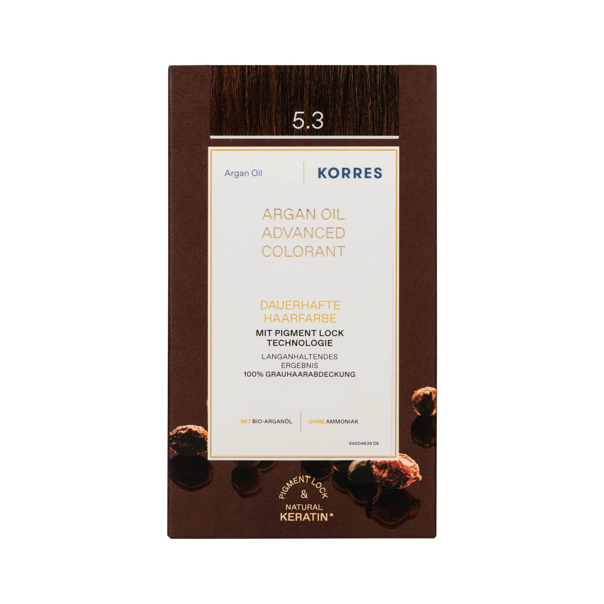 Arganöl - Hochentwickelte Haarcoloration Hellbraun Gold 5.3