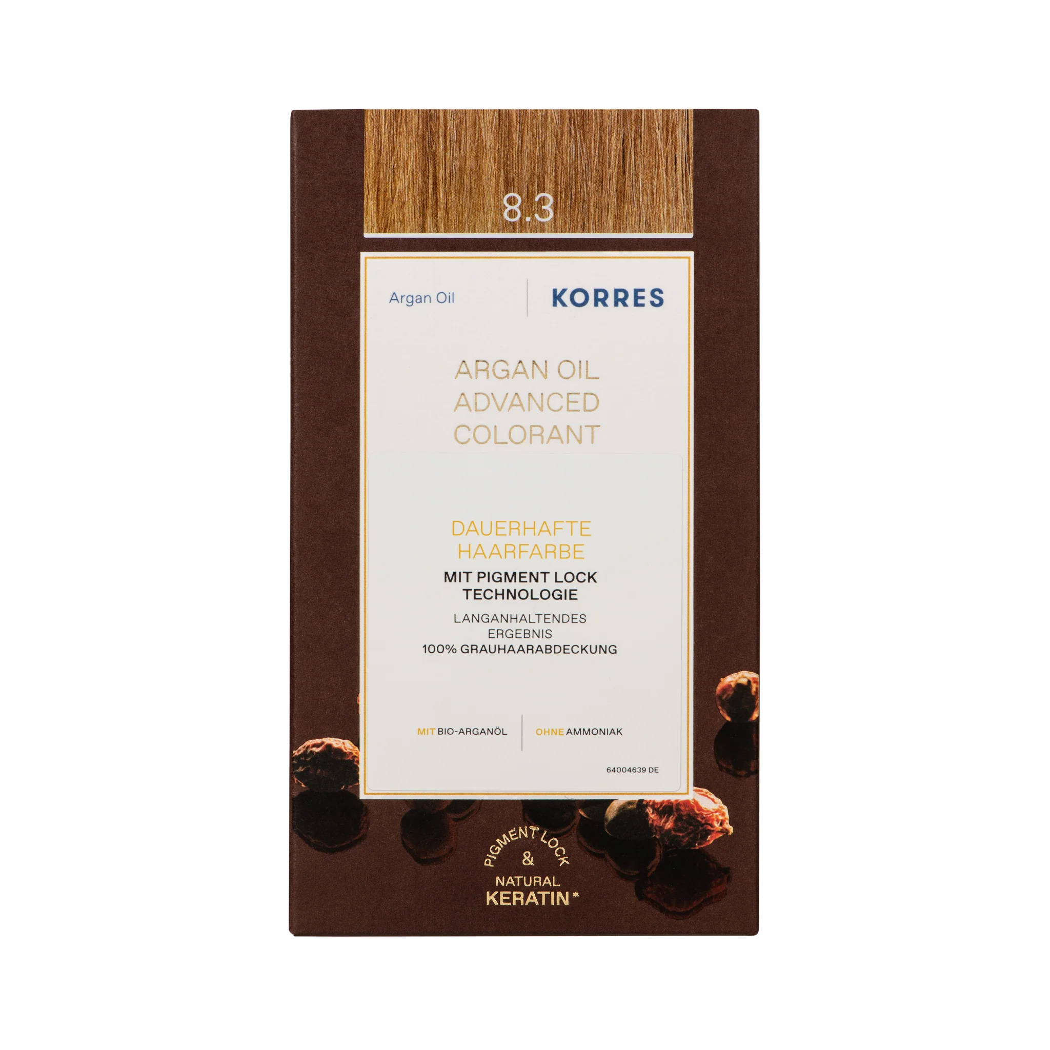 Arganöl - Hochentwickelte Haarcoloration Honigblond 8.3