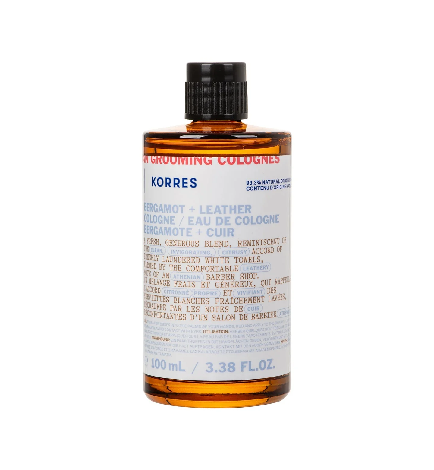 Eau de Cologne - Bergamotte & Ledernoten