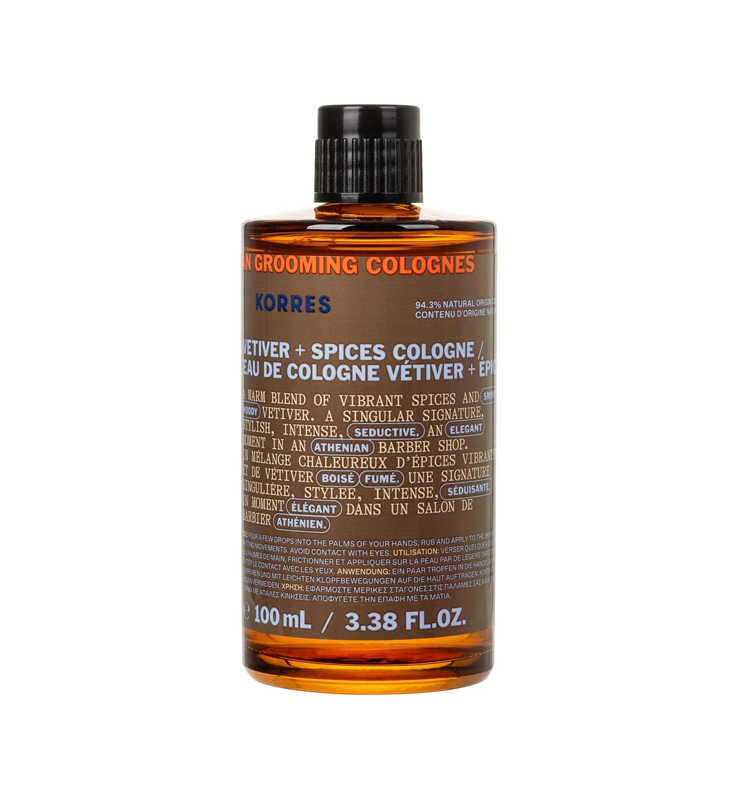 Eau de Cologne - Vetiver & würzigen Noten