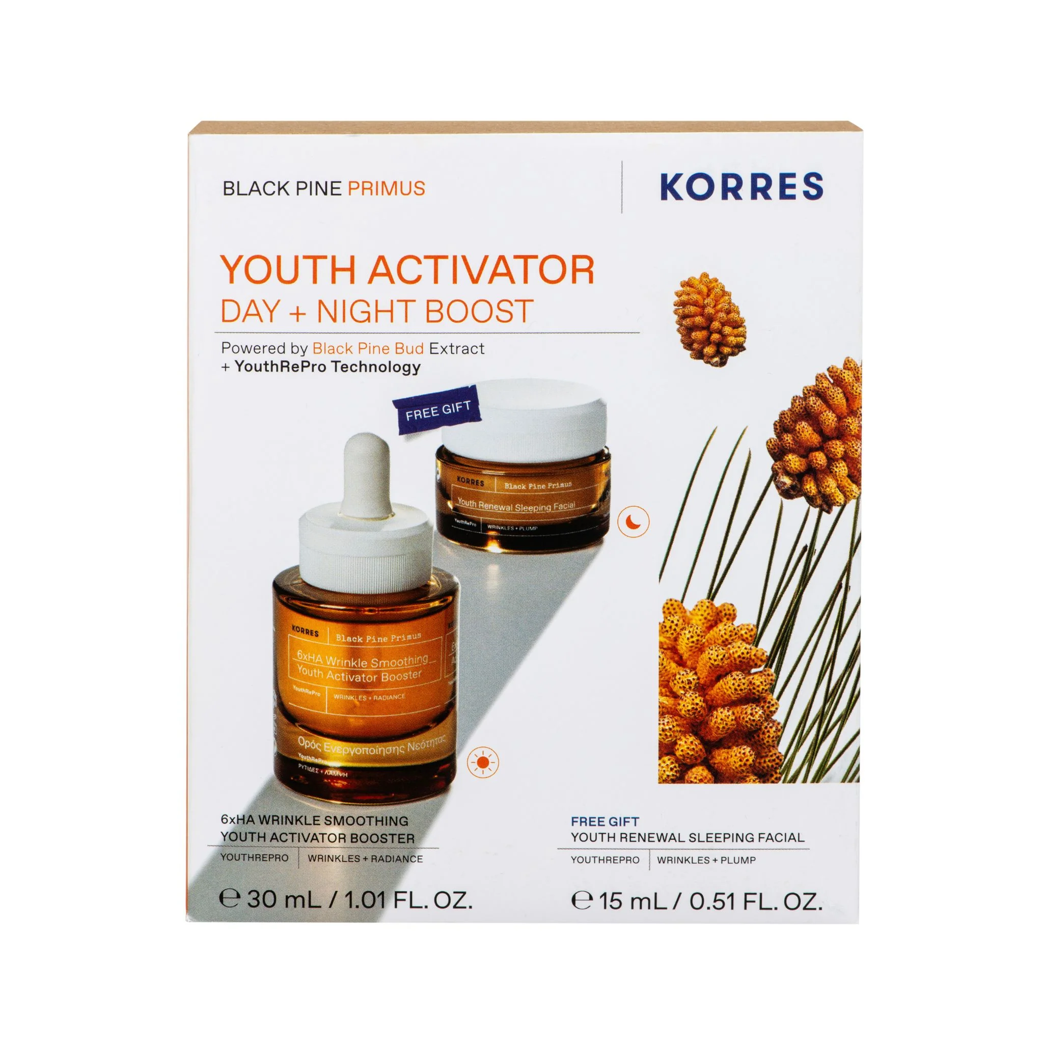 BLACK PINE PRIMUS Anti-Aging Nachtpflegeset