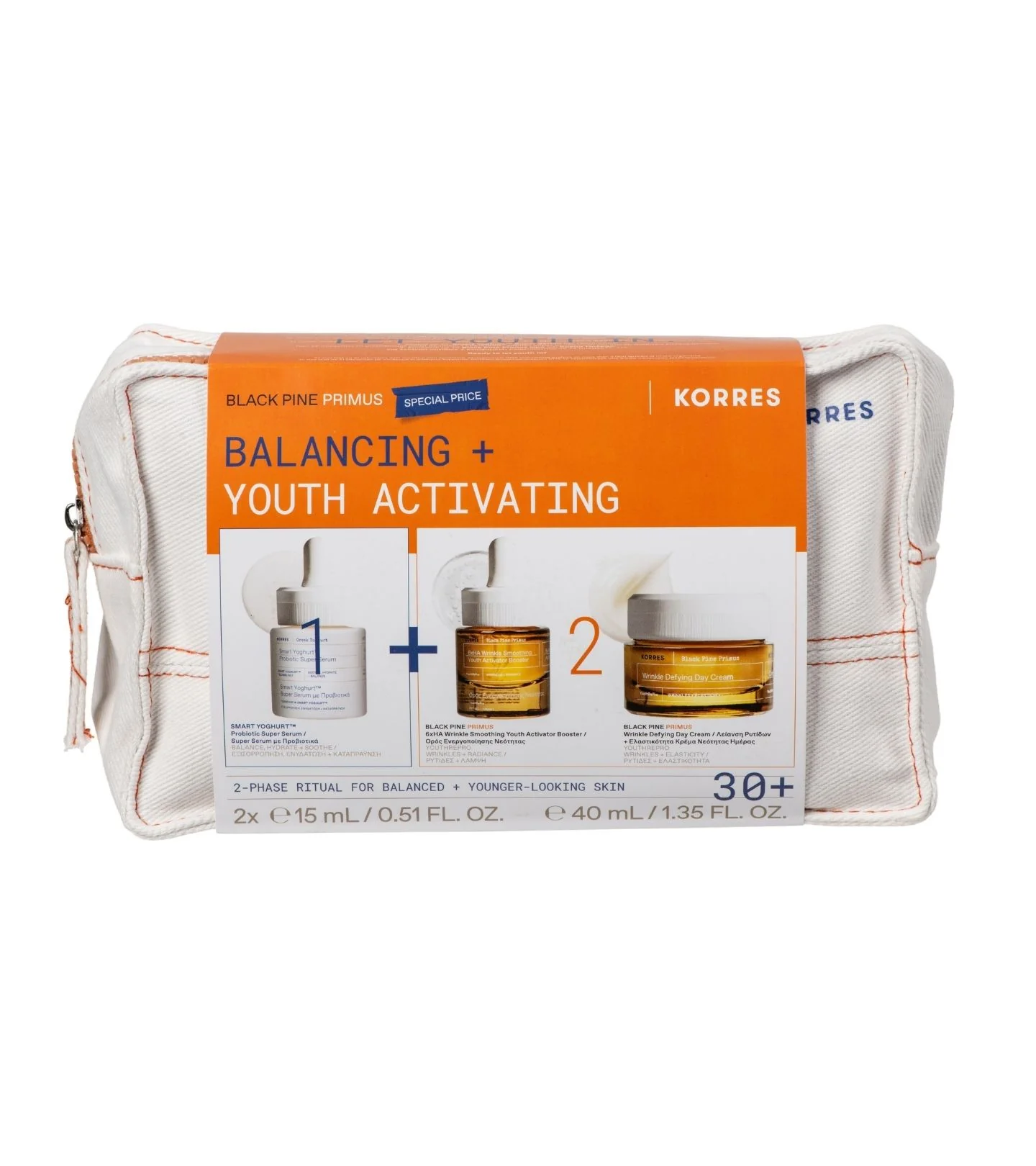 BLACK PINE PRIMUS Trio Set - für frühzeitiges Anti-Aging