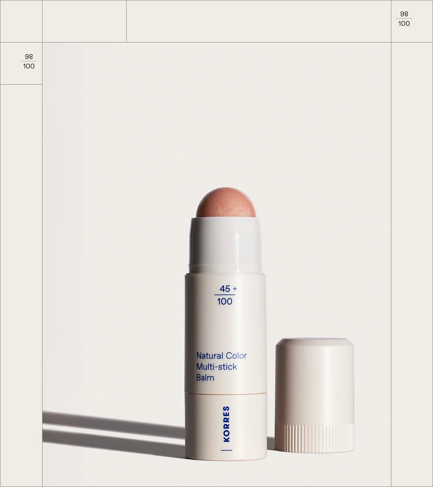 Natural Color Multistick Balm Glass Peach 02