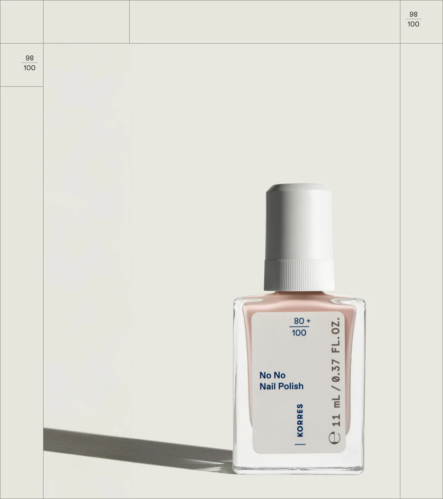 No No Nail Polish Beigy Pink 25