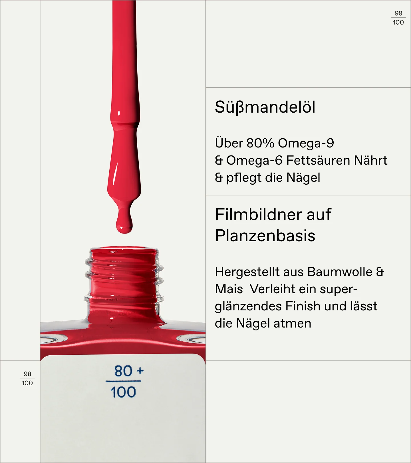 No No Nail Polish Coral Red 48 - Image 3