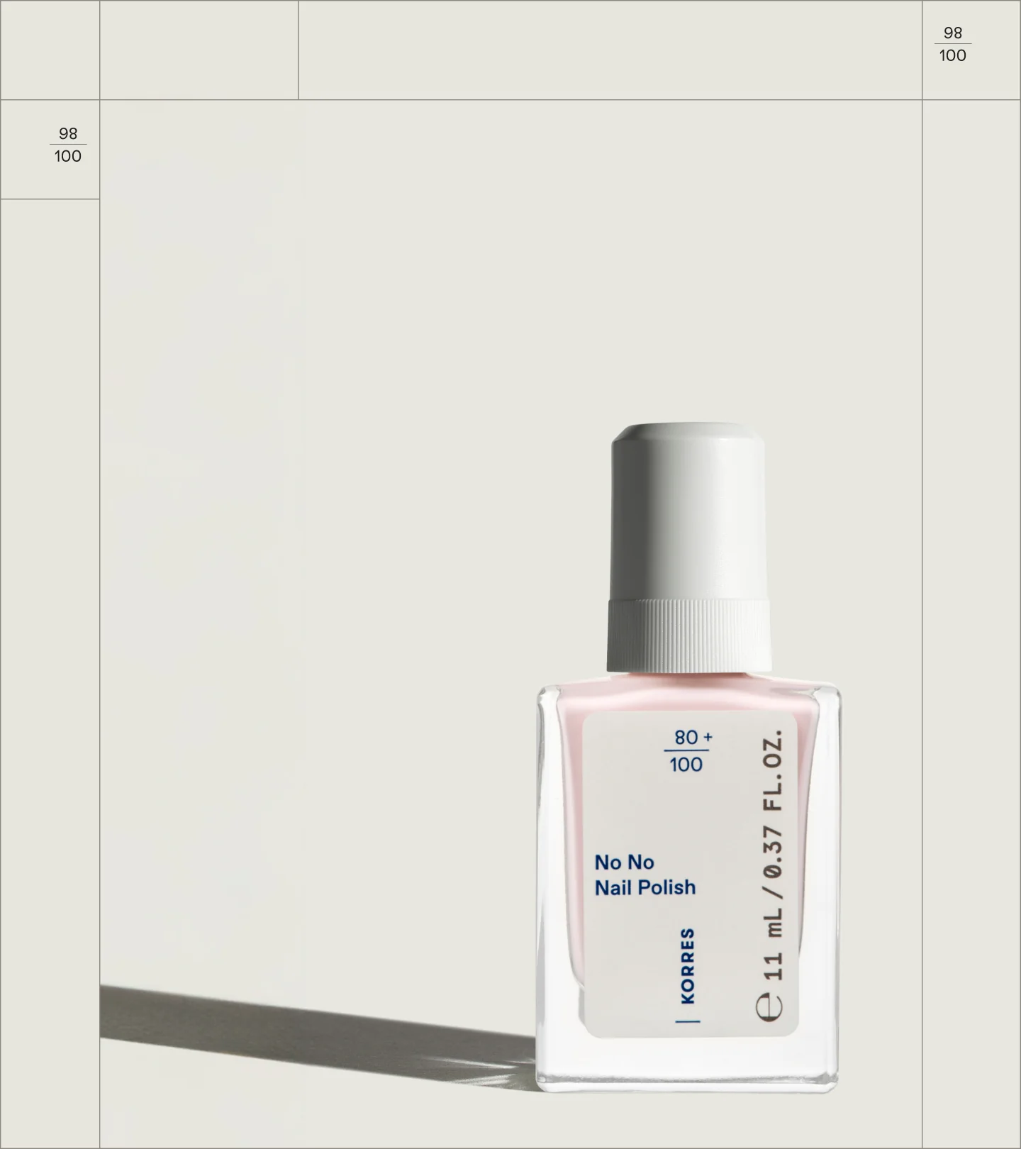 No No Nail Polish Creamy Pink 17