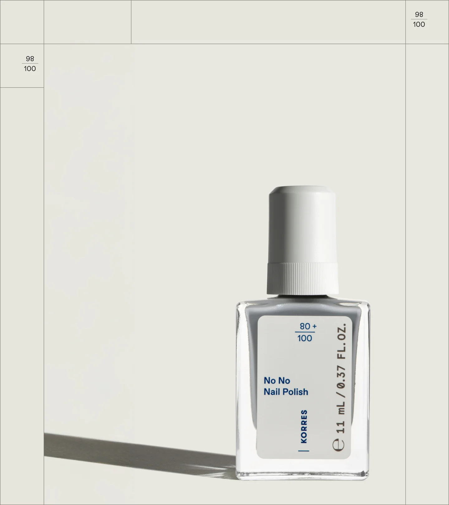 No No Nail Polish Foggy Blue 75