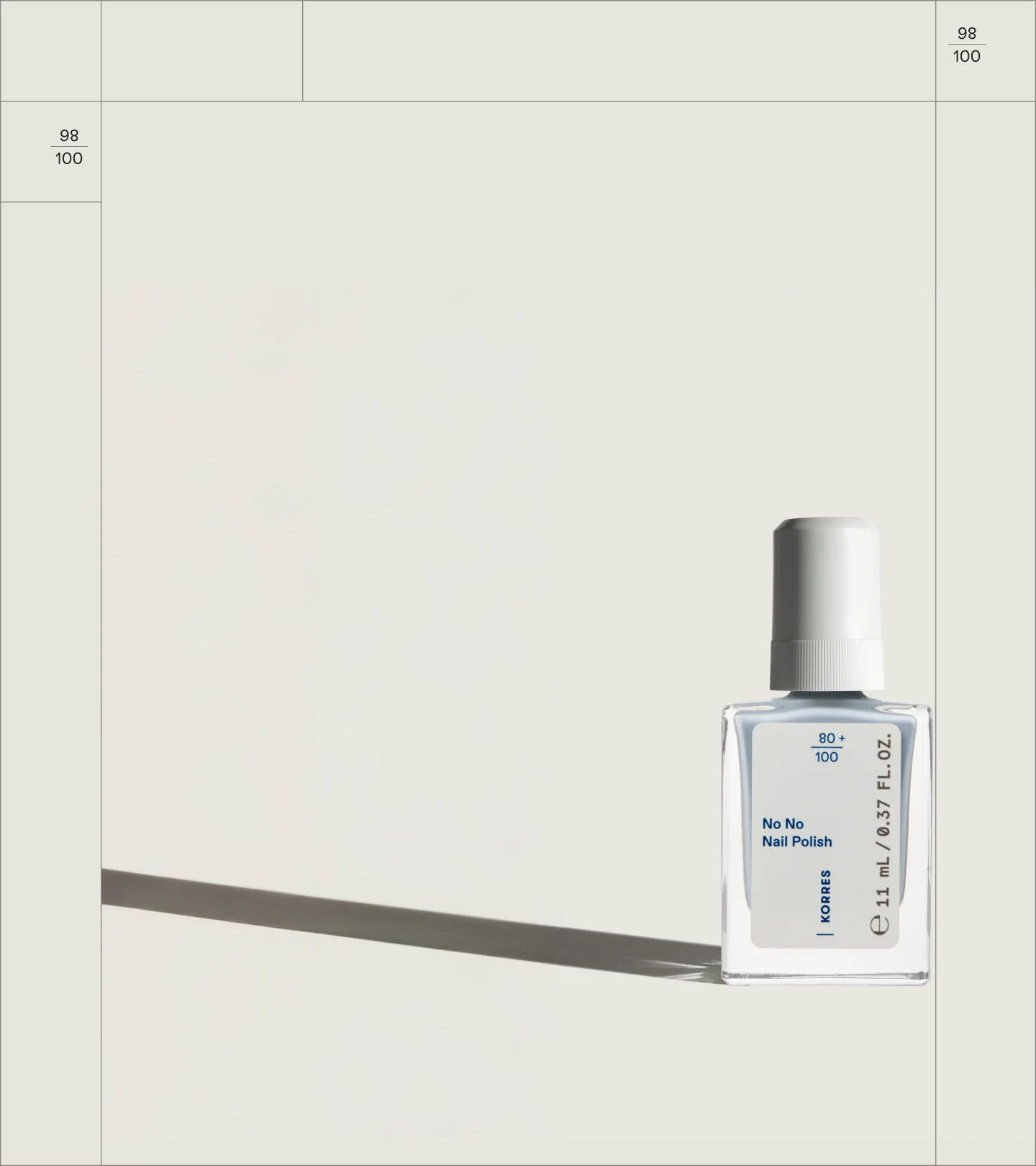 No No Nail Polish Pastel Blue 72