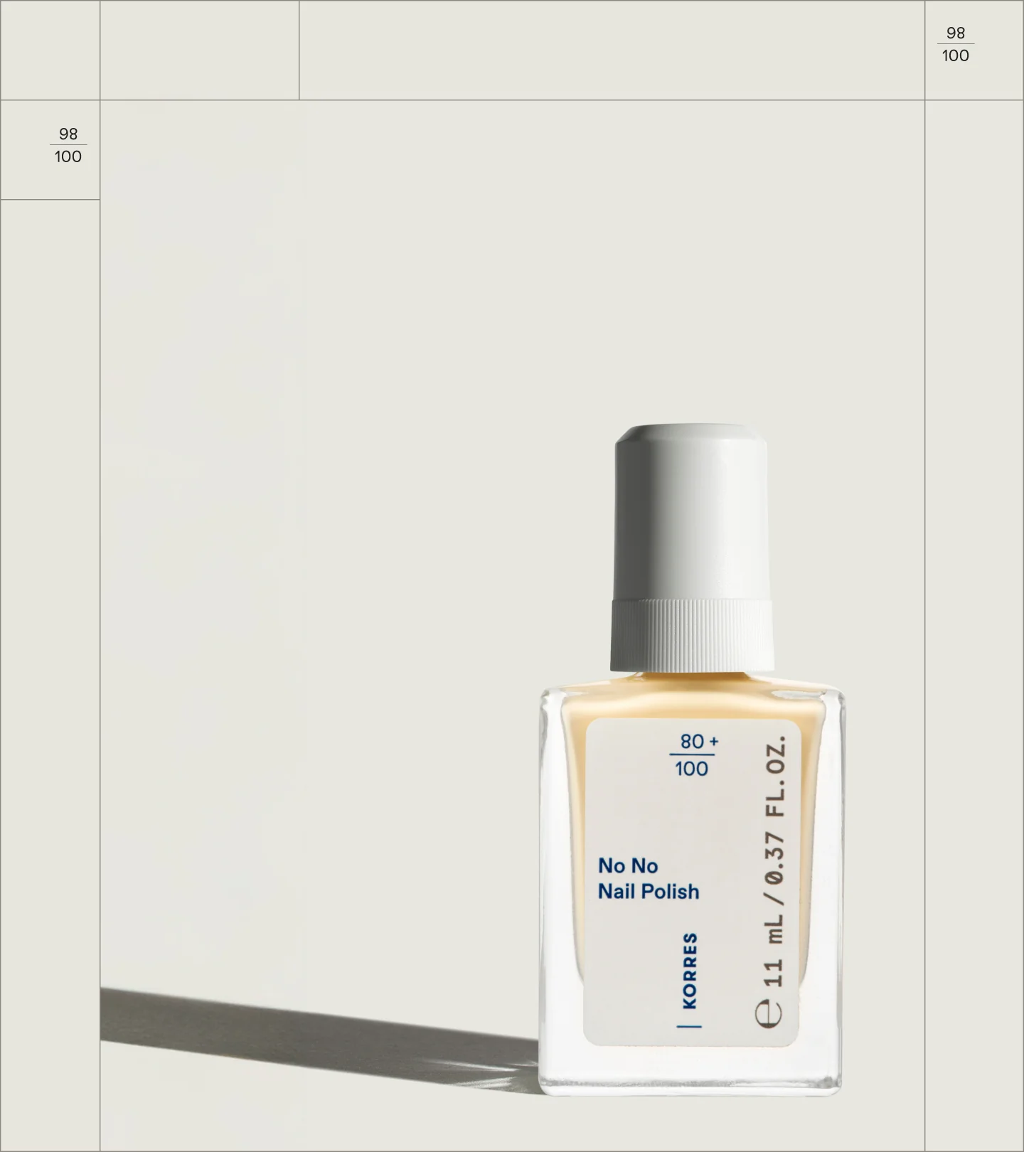 No No Nail Polish Pastel Yellow 32