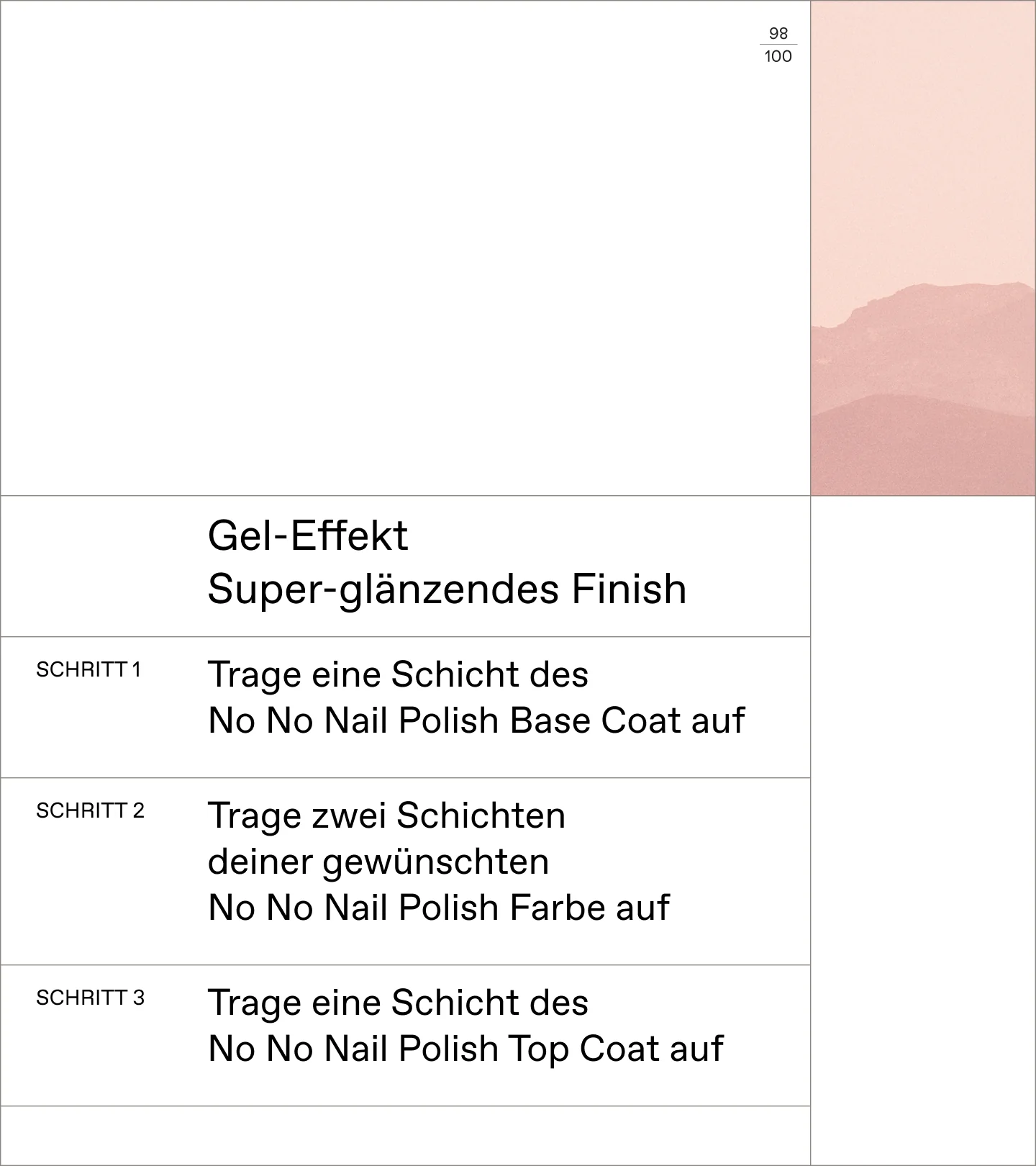 No No Nail Polish Peach Blush 20 - Image 2