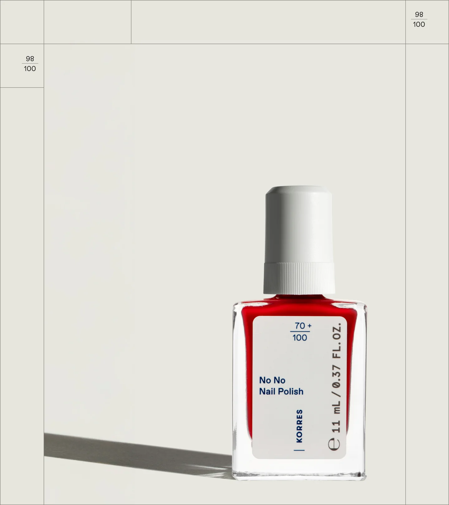 No No Nail Polish True Red 51