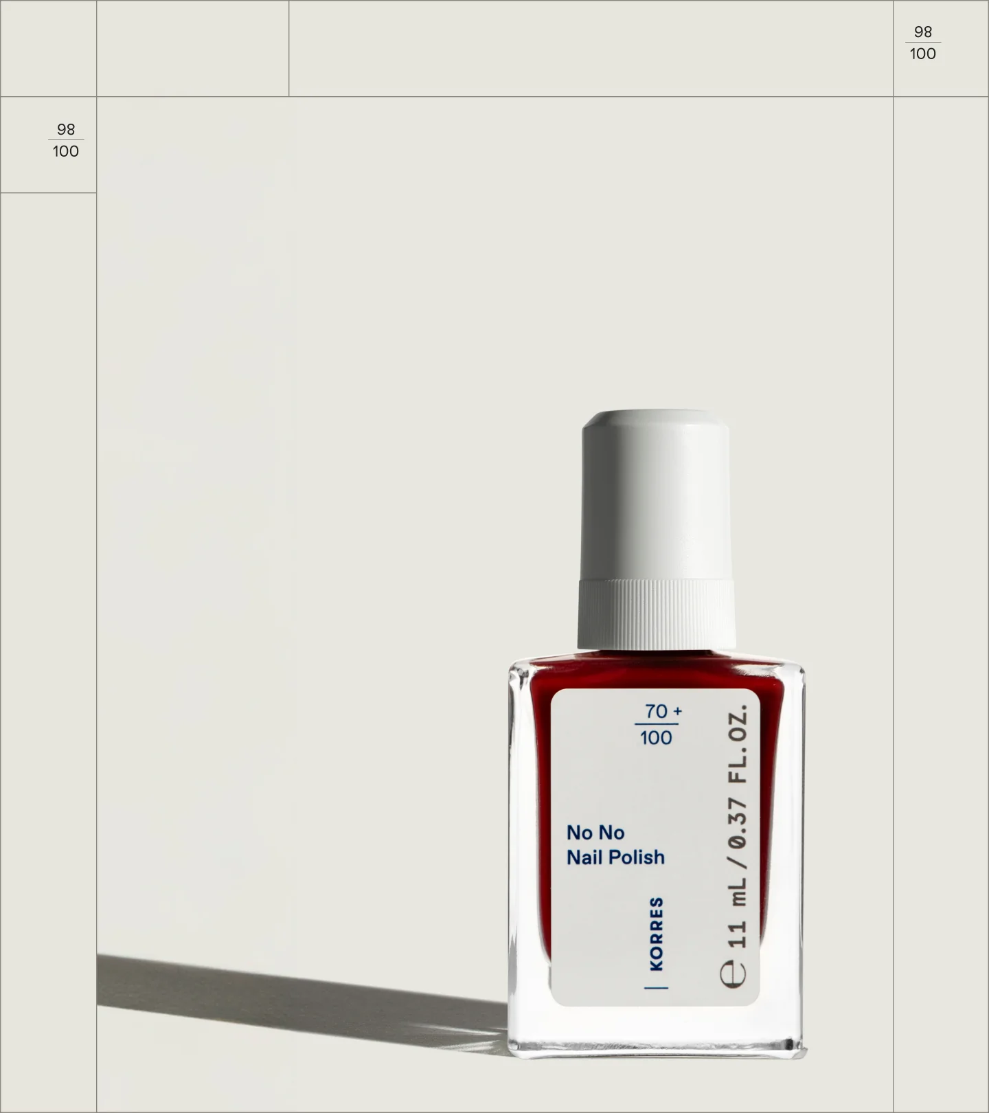 No No Nail Polish Wine Red 57