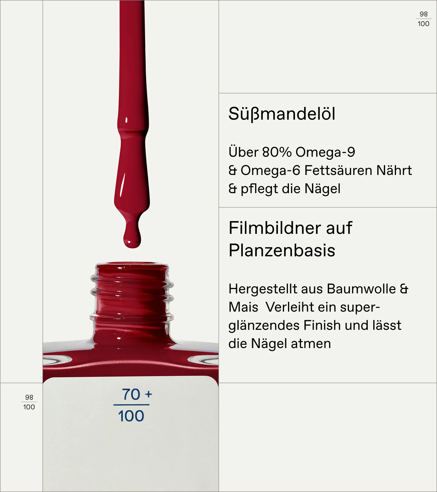 No No Nail Polish Wine Red 57 - Image 3