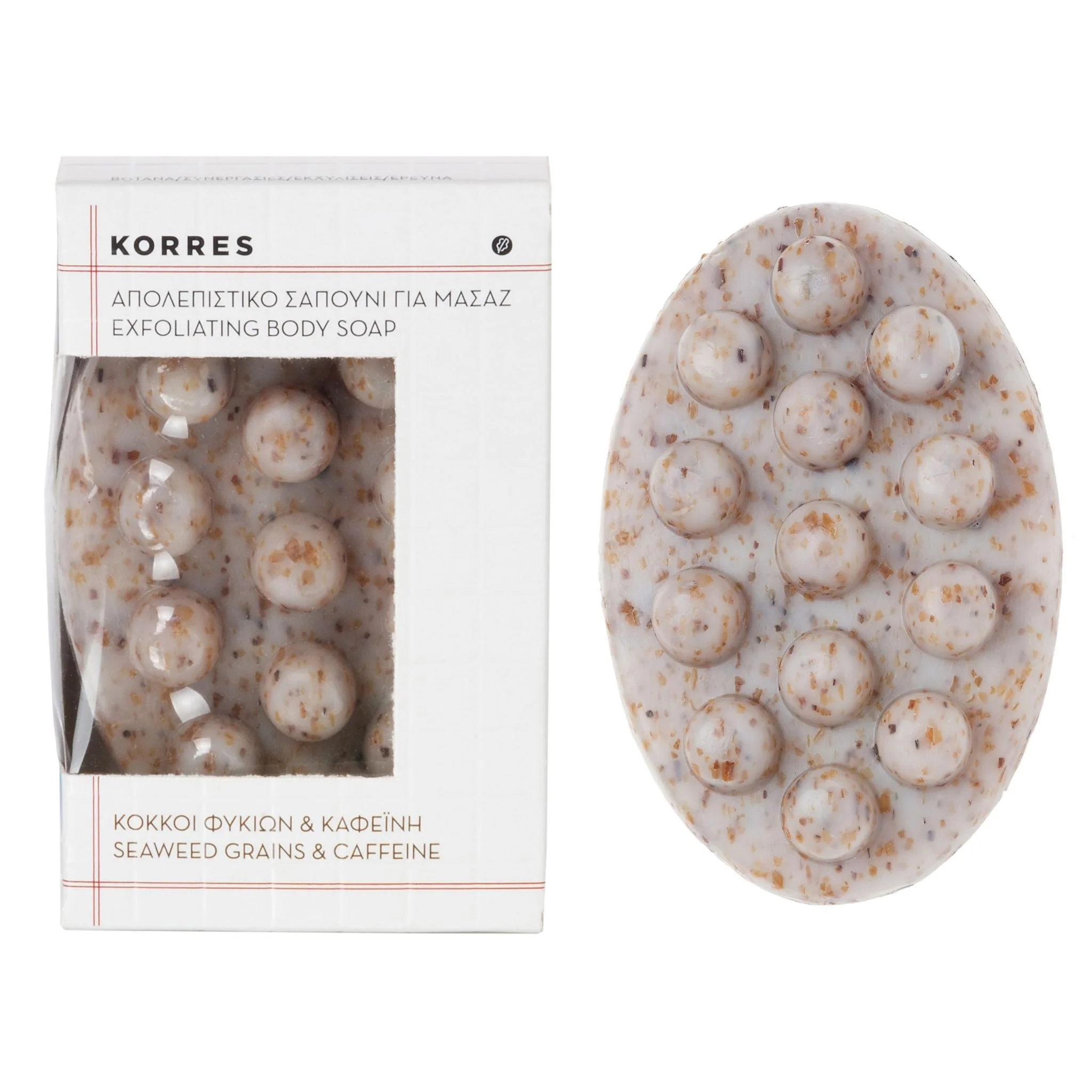 Peelende Körperseife Seetangkörner & Koffein