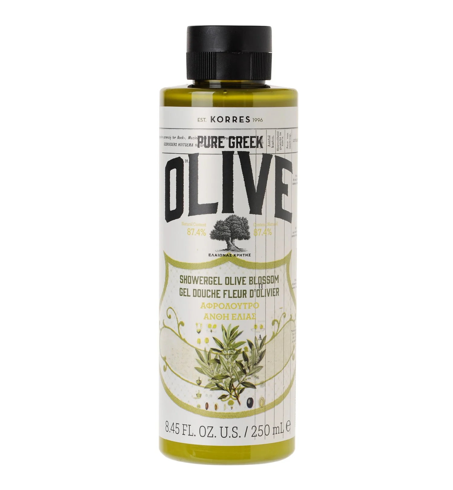 Pure Greek Olive & Olive Blossom Duschgel