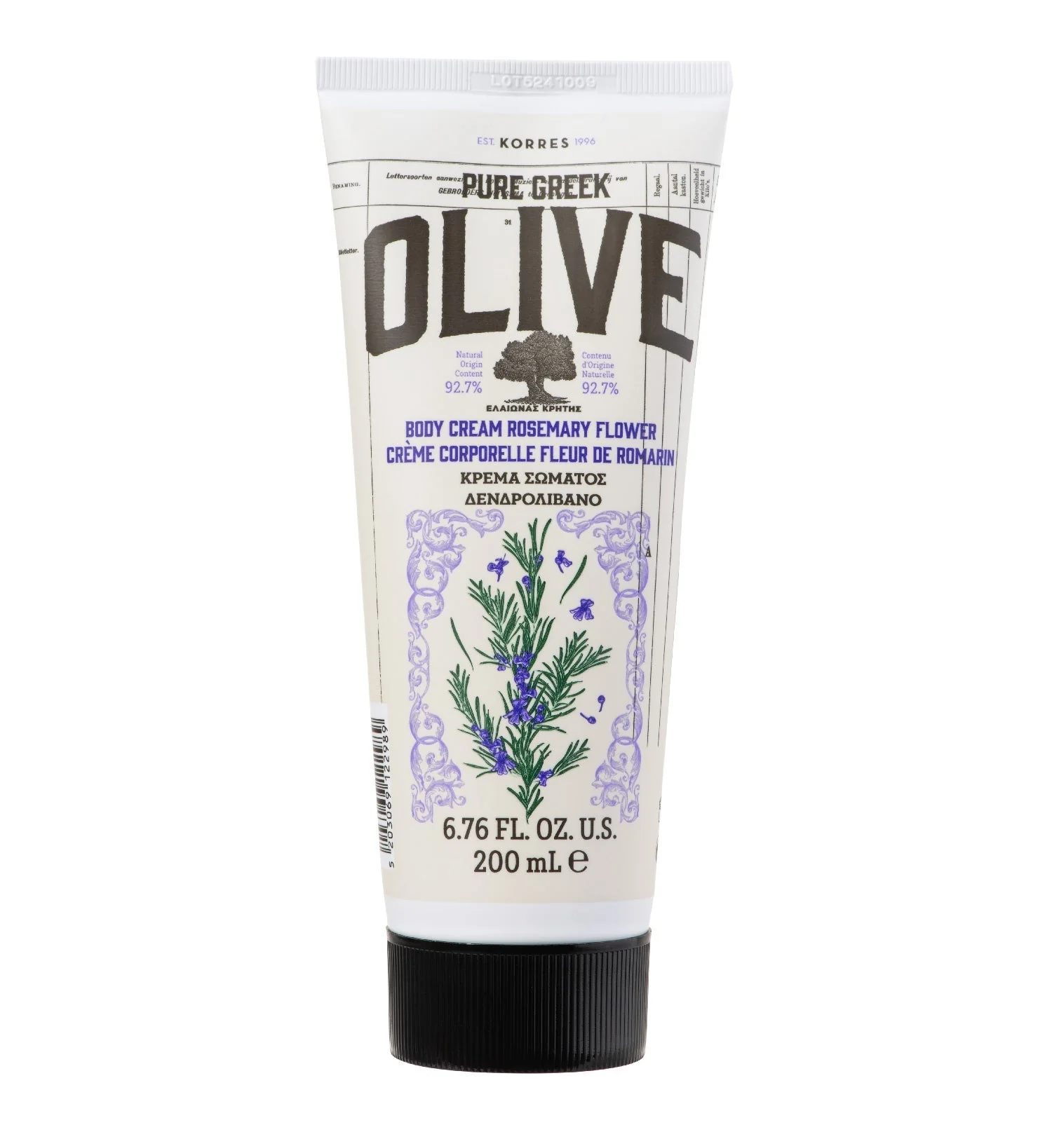 Olive Rosemary Flower Körpercreme