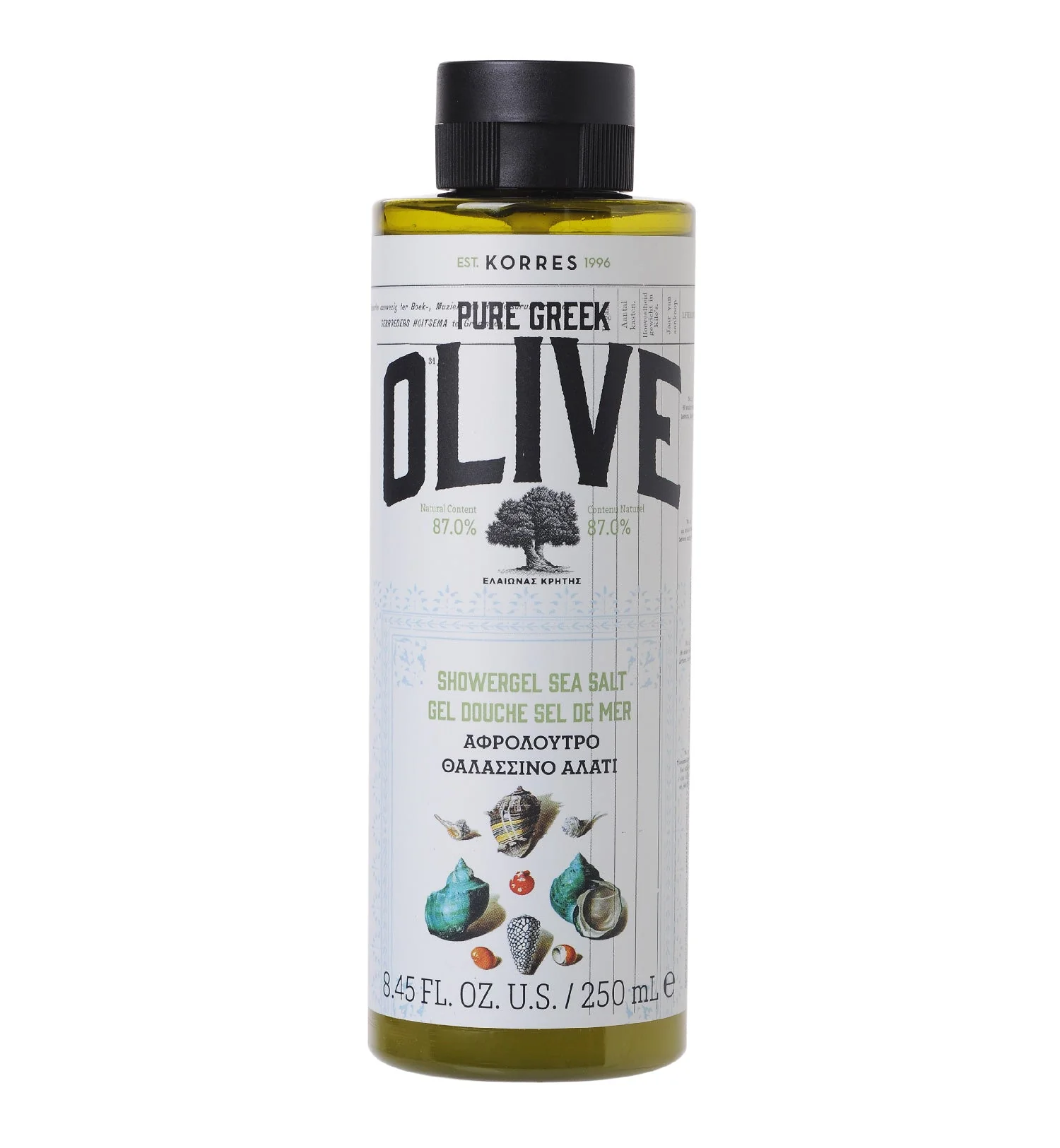 Pure Greek Olive & Sea Salt Duschgel