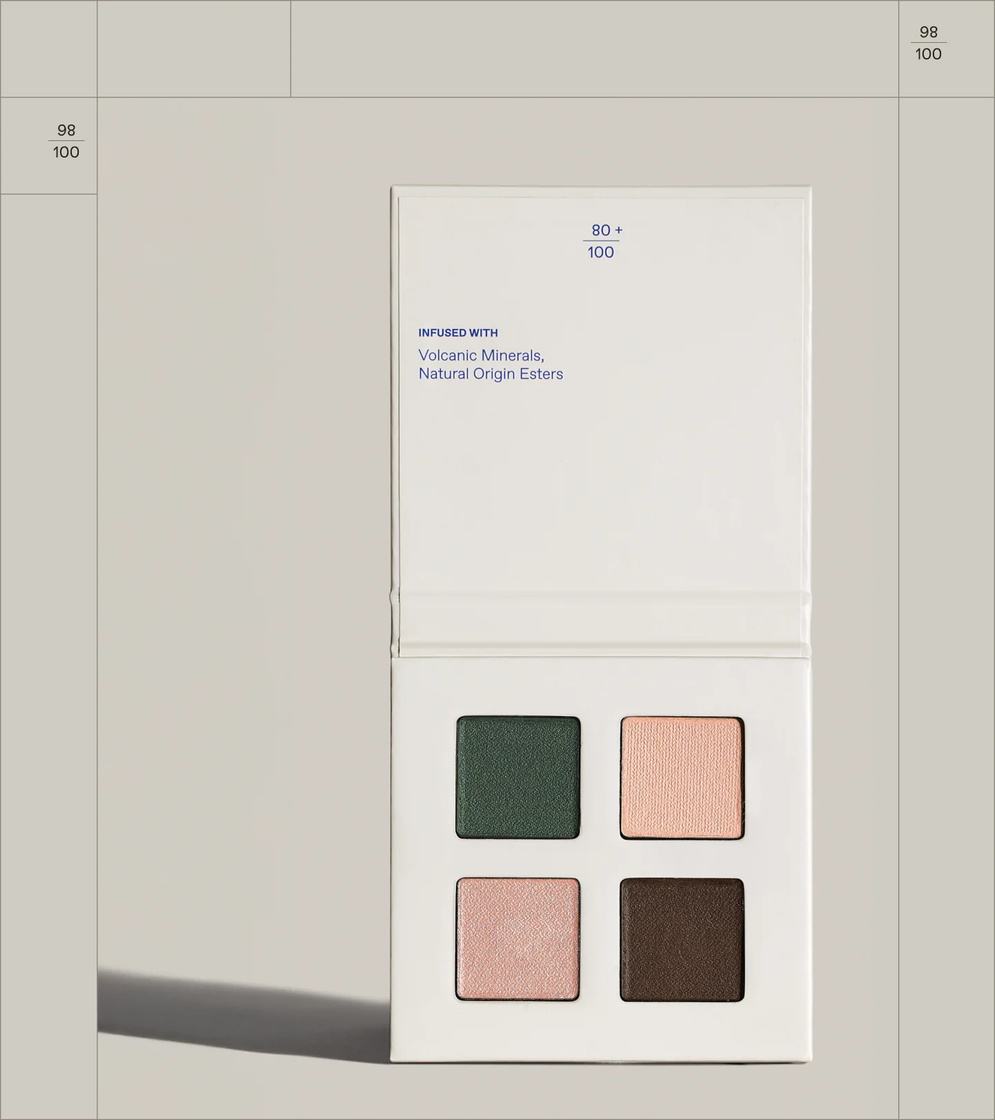 Real Color Eyeshadow Palette Forest Nudes 01