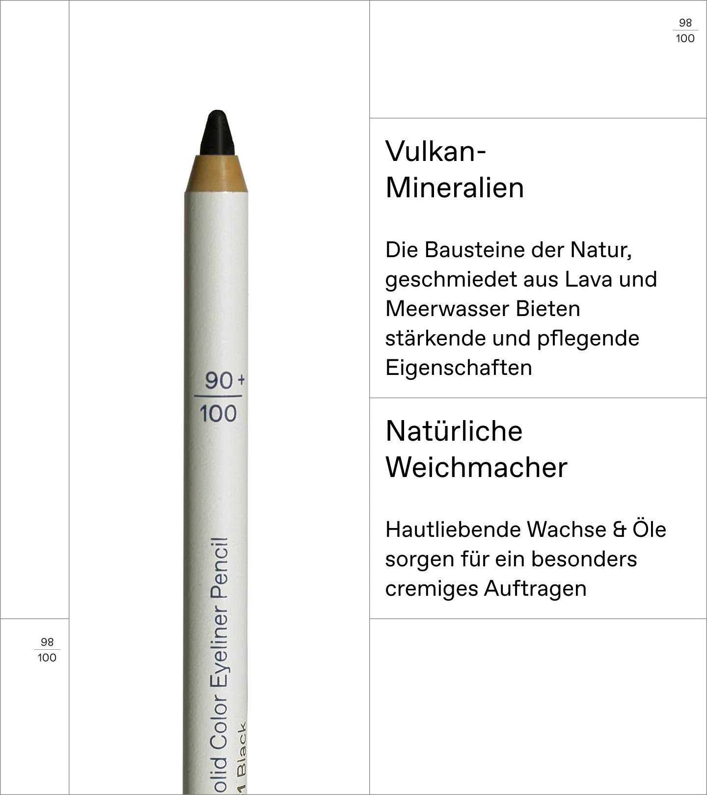 Solid Color Eyeliner Pencil Black 01 - Image 4