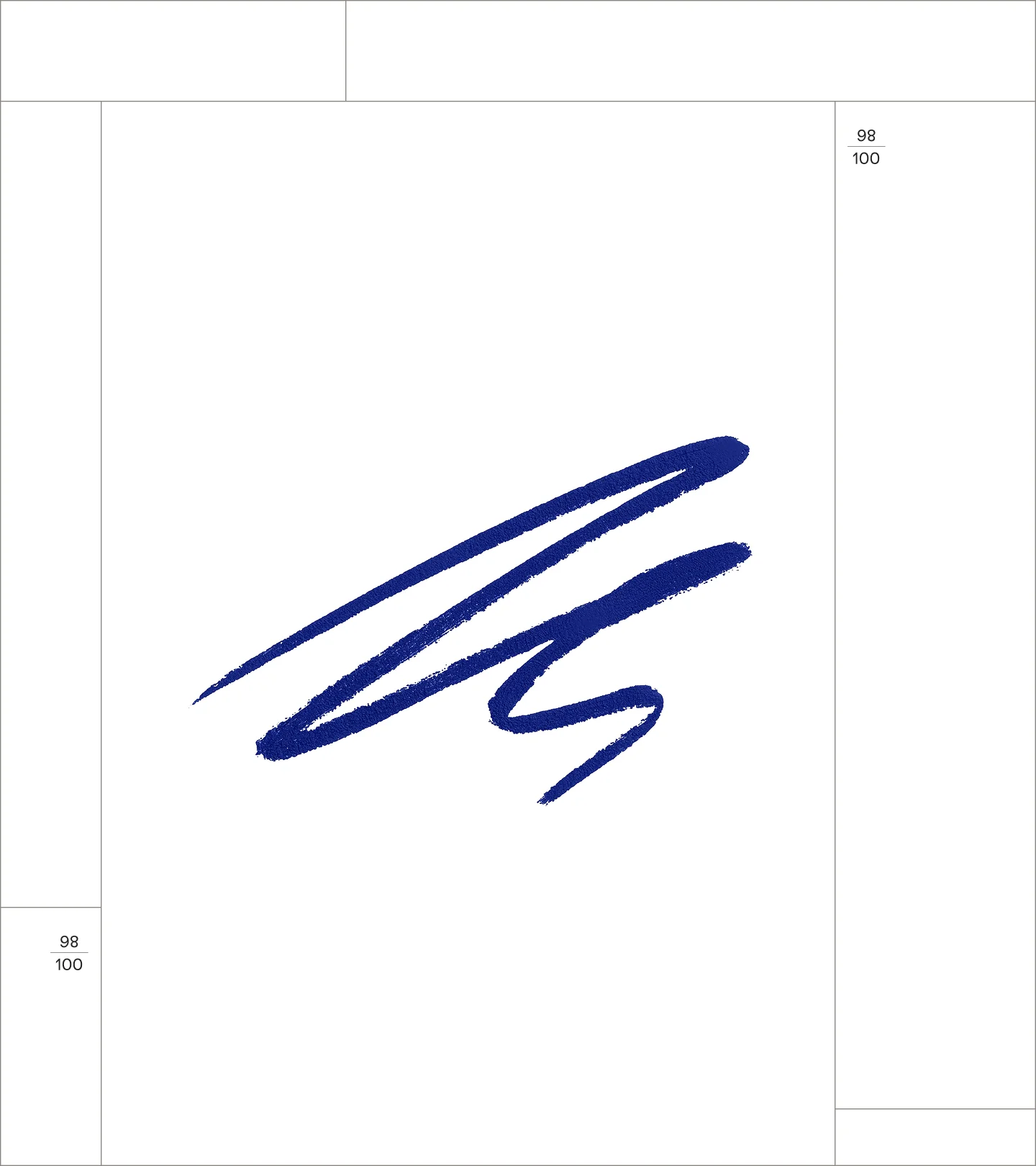 Solid Color Eyeliner Pencil Cobalt Blue 04 - Image 2