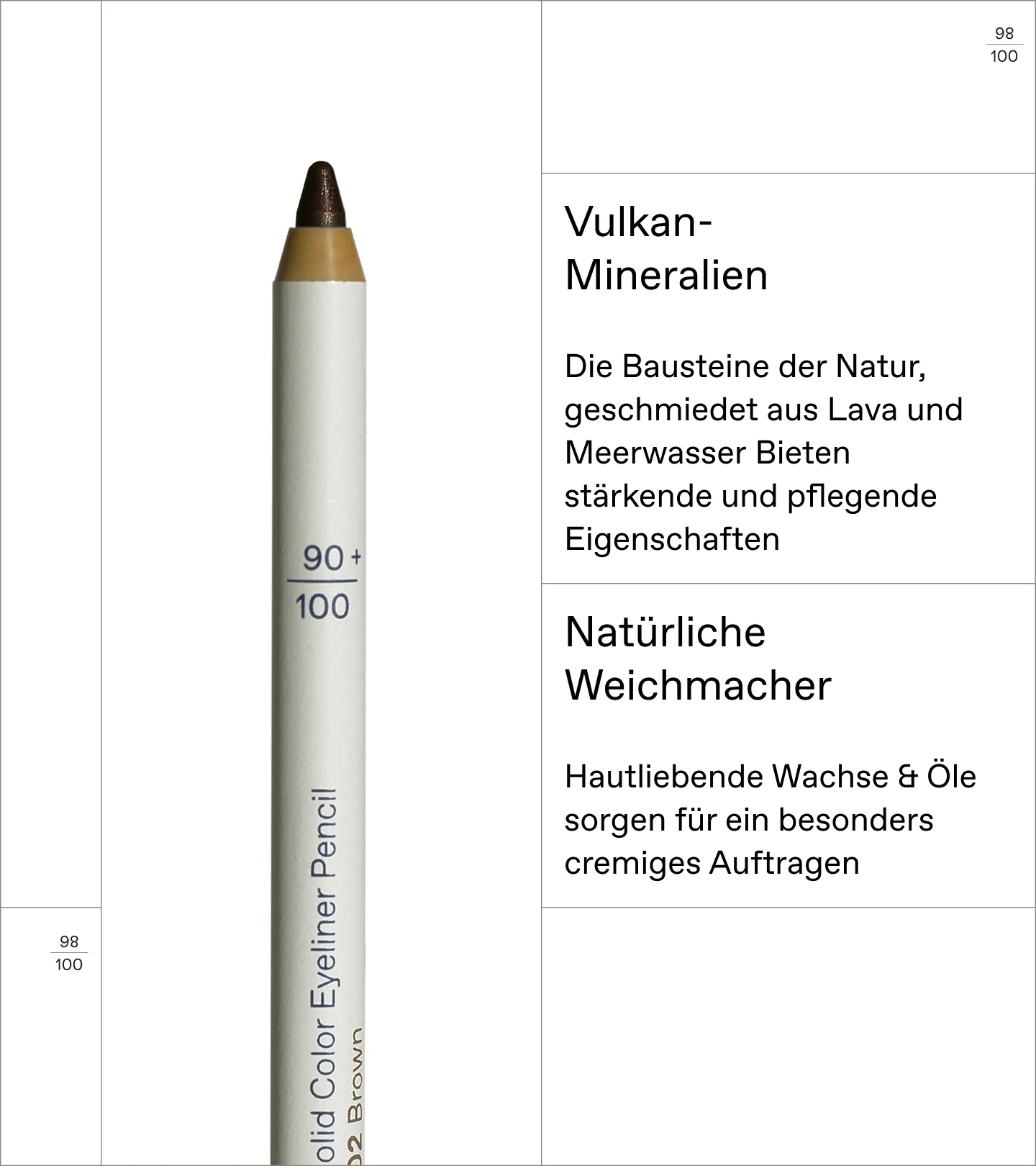 Solid Color Eyeliner Pencil Brown 02 - Image 4