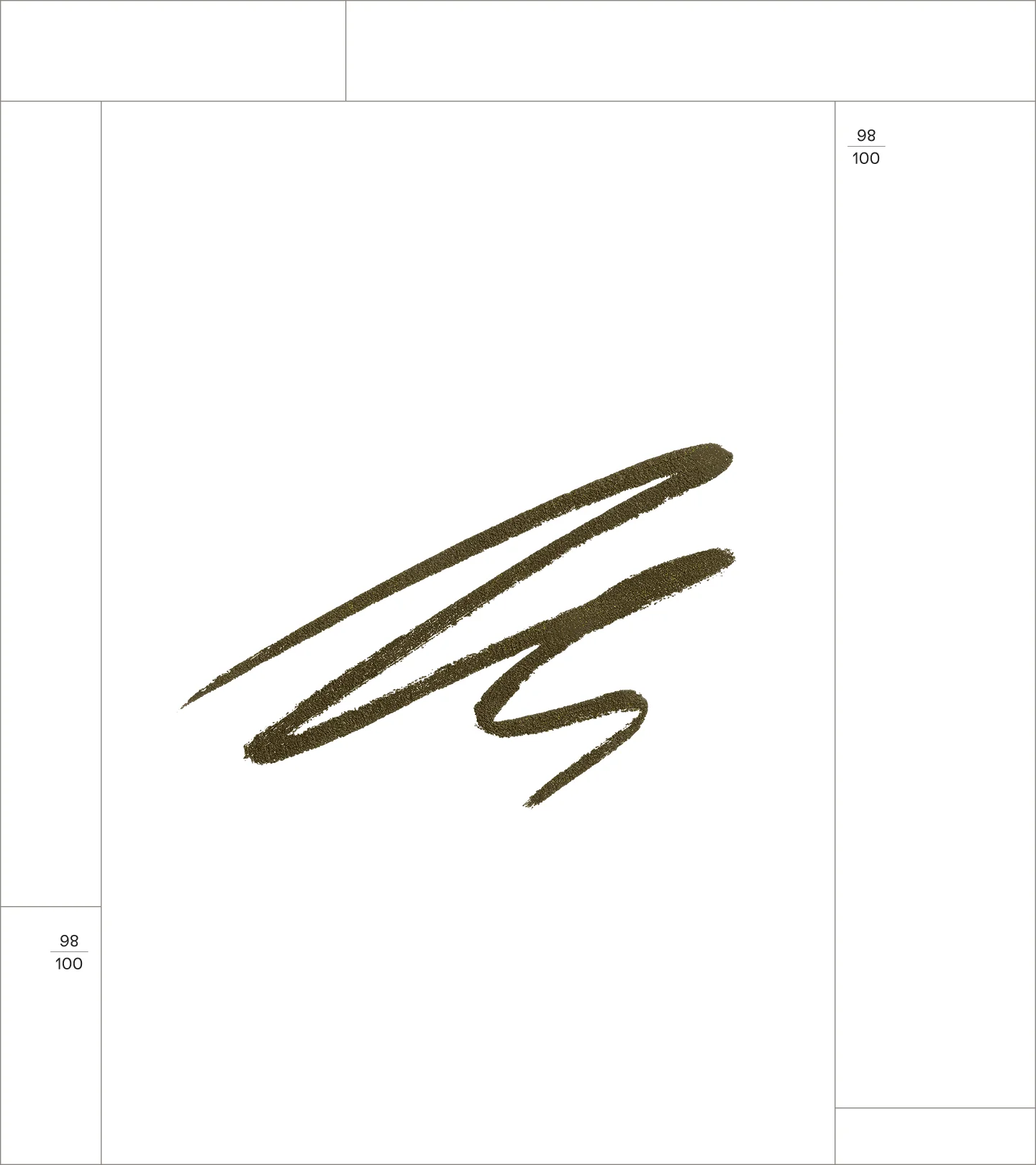 Solid Color Eyeliner Pencil Olive Green 03 - Image 2