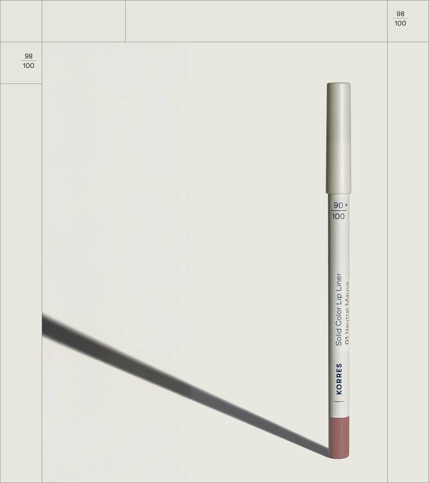 Solid Color Lip Liner Neutral Mauve 01