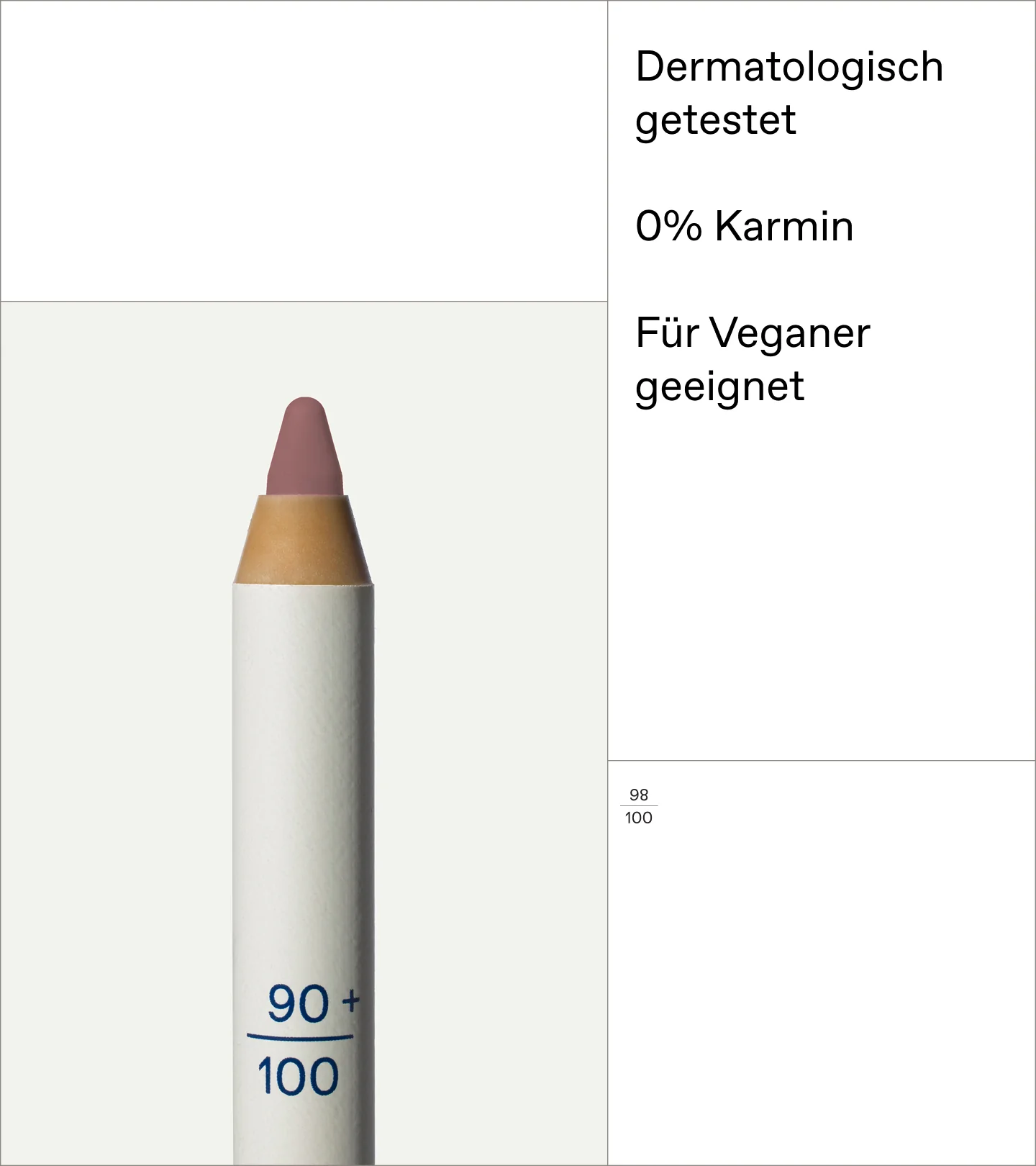 Solid Color Lip Liner Neutral Mauve 01 - Image 5