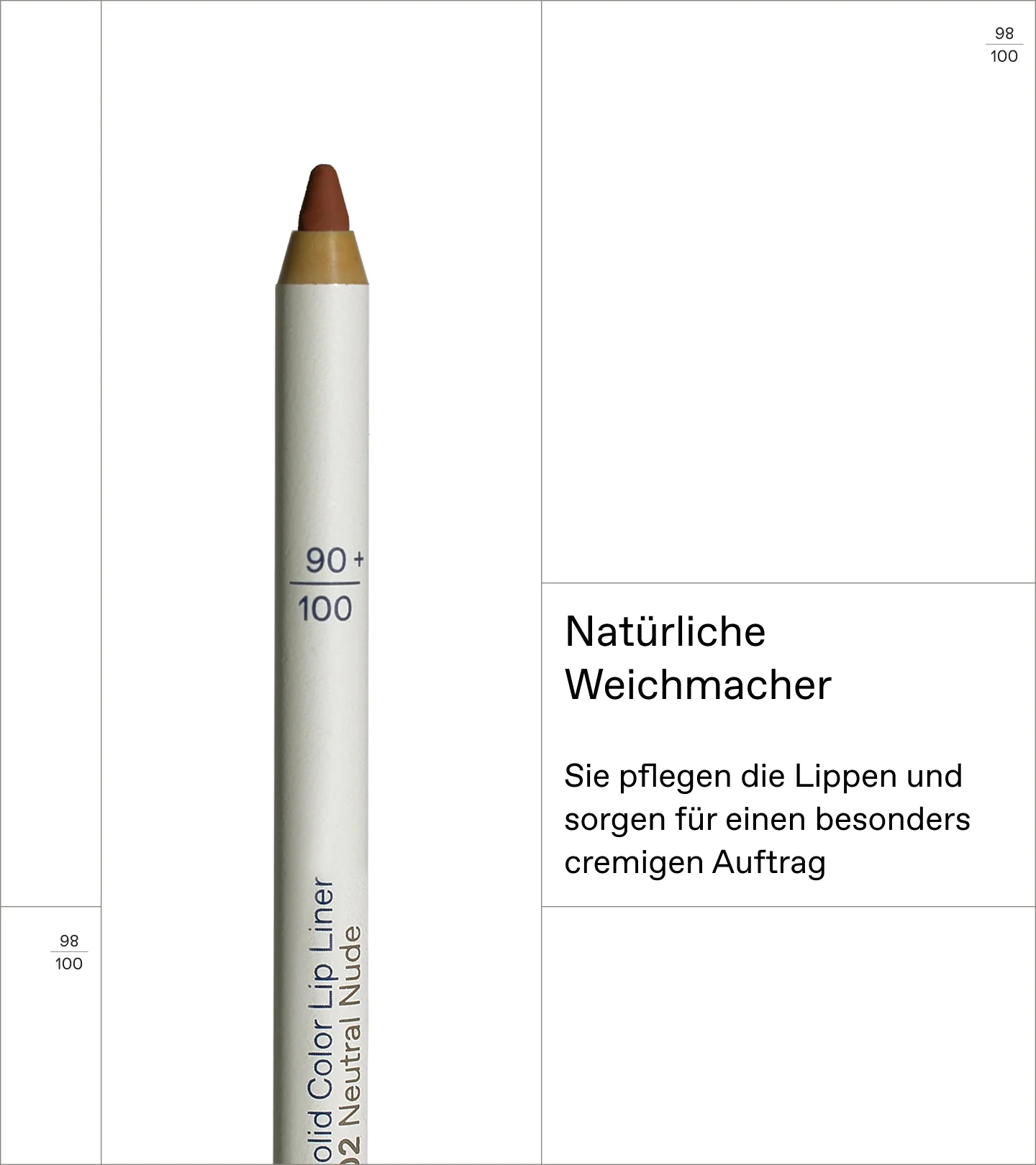 Solid Color Lip Liner Neutral Nude 02 - Image 4
