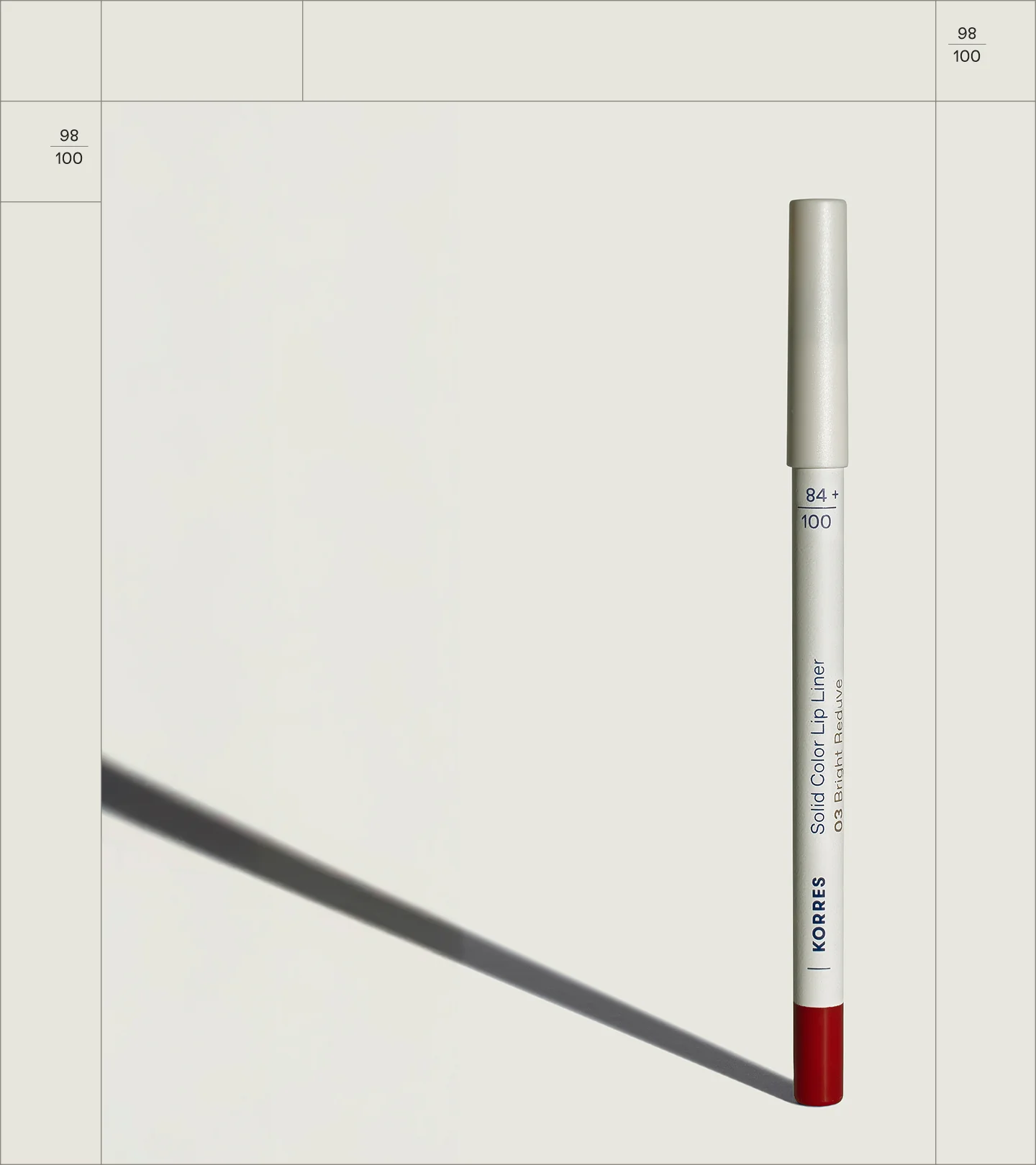 Solid Color Lip Liner Bright Red 03