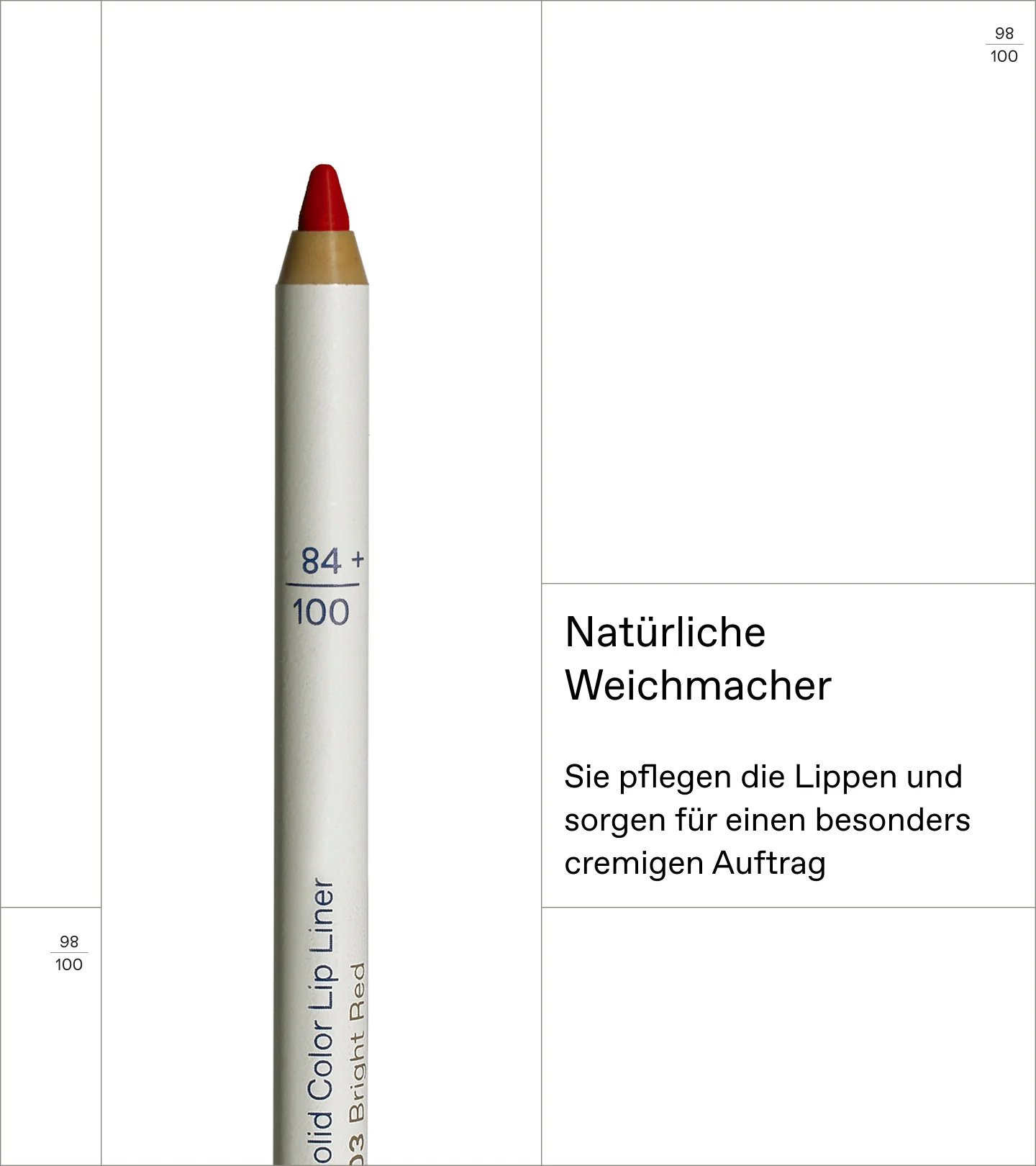 Solid Color Lip Liner Bright Red 03 - Image 4