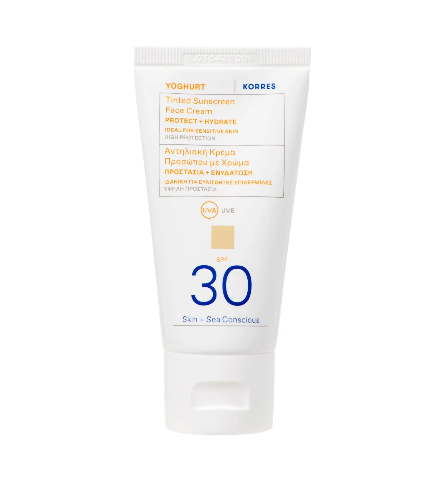 Yoghurt Getönte Sonnencreme für das Gesicht SPF30
