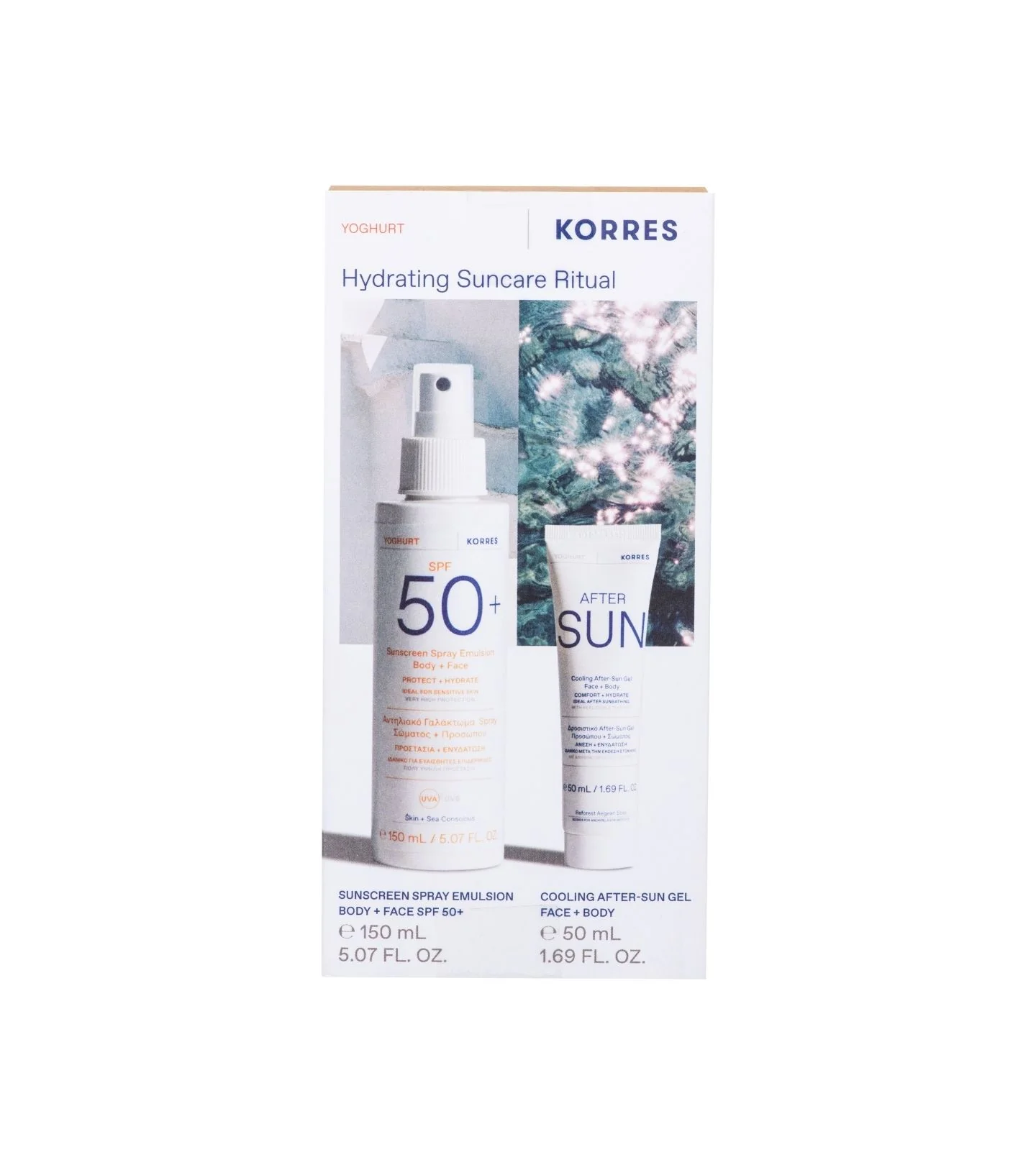 Yoghurt Sonnenpflege Set SPF50+ kühlend & schützend