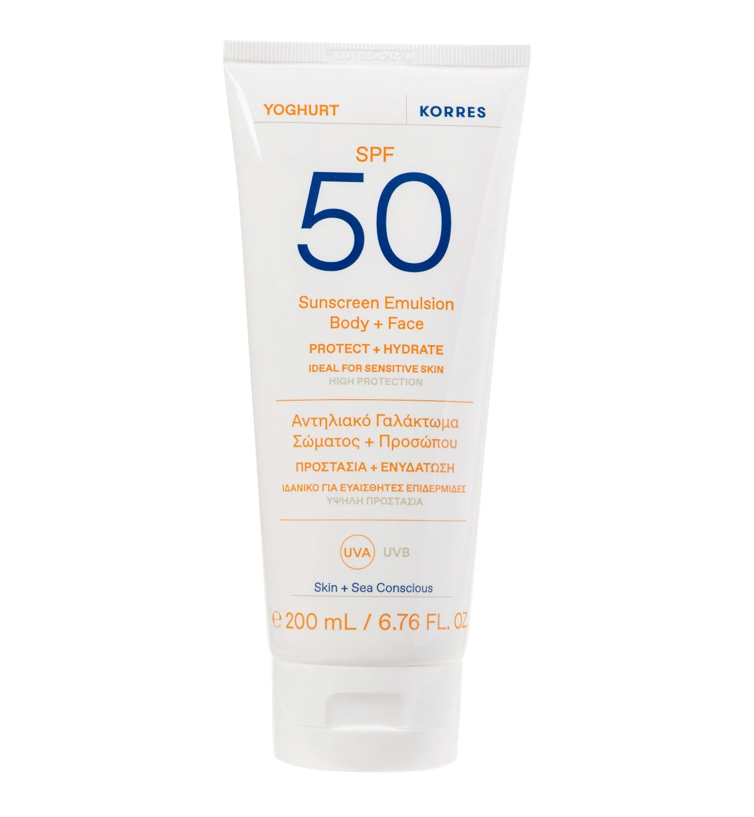 Yoghurt Sonnenschutz-Emulsion für Gesicht + Körper SPF 50