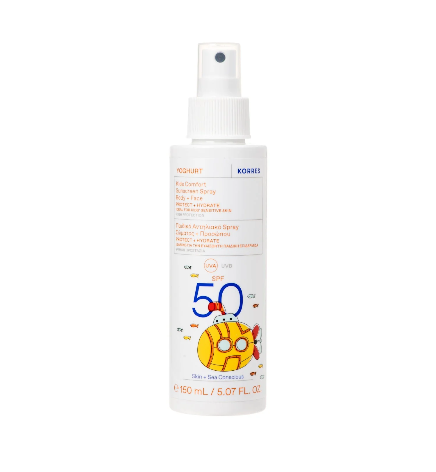 Yoghurt Komfort Sonnenschutzspray für Kinder SPF50
